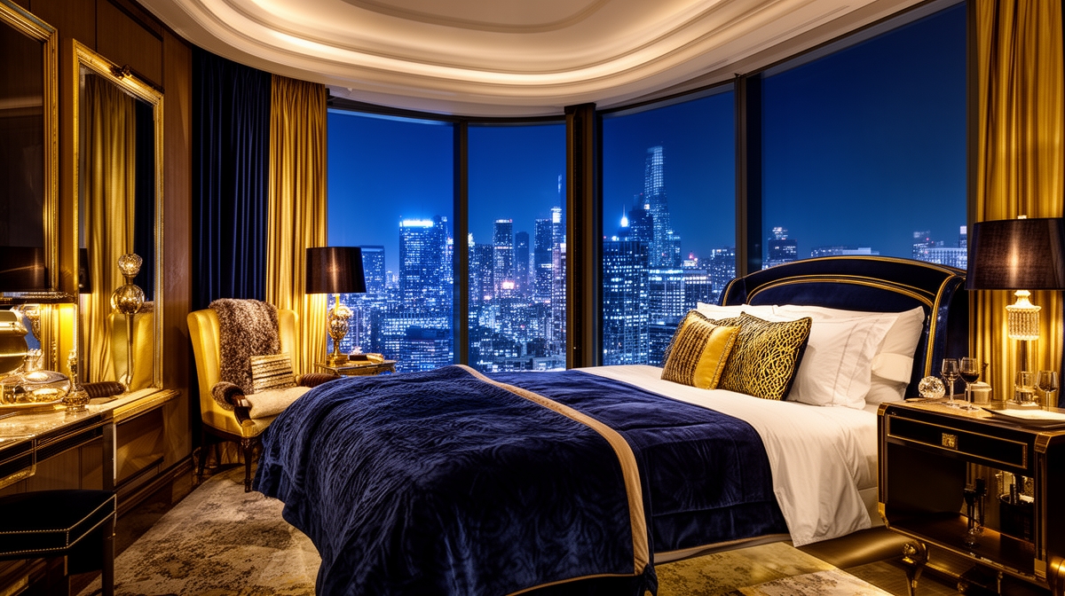 Luxury hotel suite